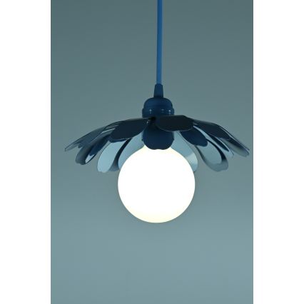 Bohemia-Design - Пендел на кабел 1xE27/60W/230V син