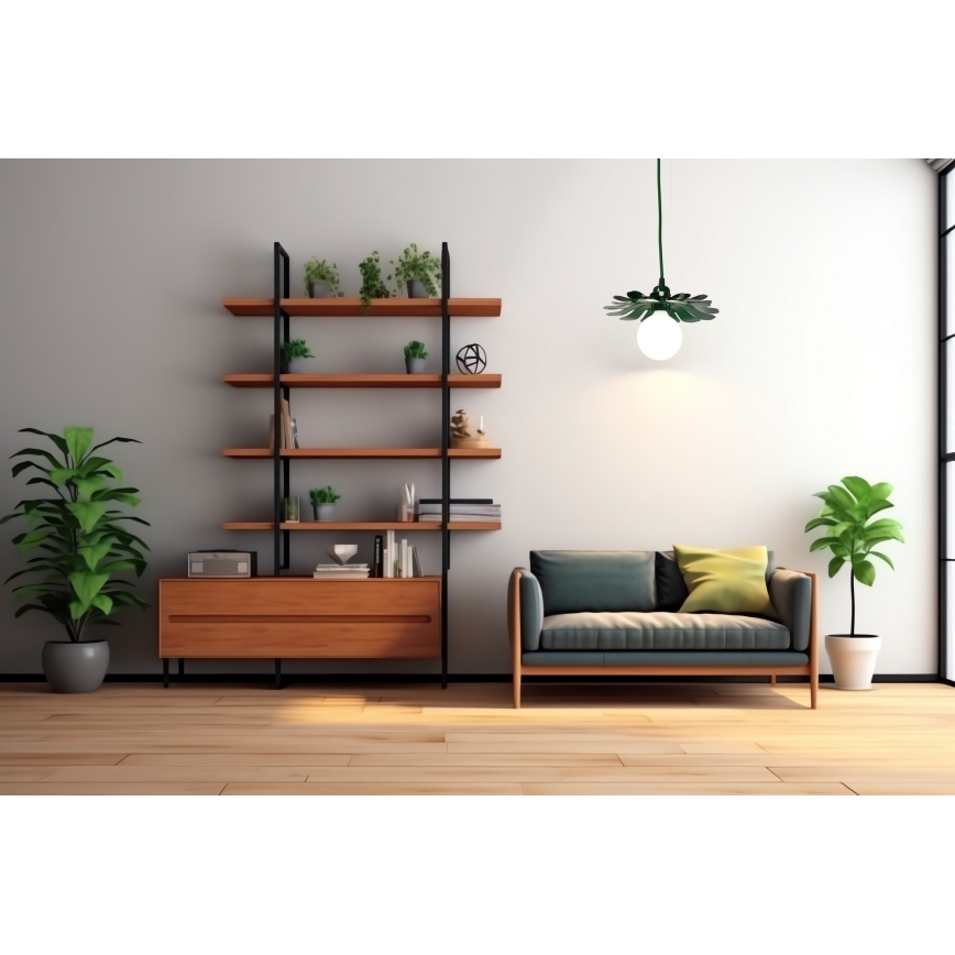 Bohemia-Design - Подвесен полилей на кабел 1xE27/60W/230V, зелен