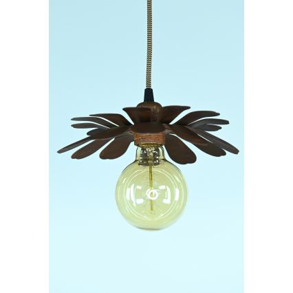 Bohemia-Design - Полилей на кабел 1xE27/60W/230V бронзов