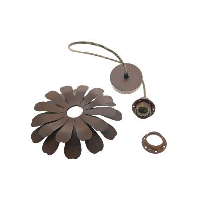 Bohemia-Design - Полилей на кабел 1xE27/60W/230V бронзов