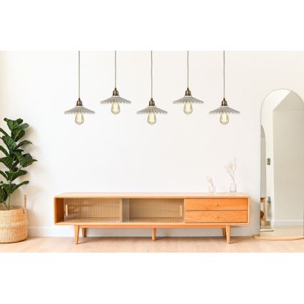 Bohemia-Design - Порцеланов полилей на кабел 1xE27/60W/230V