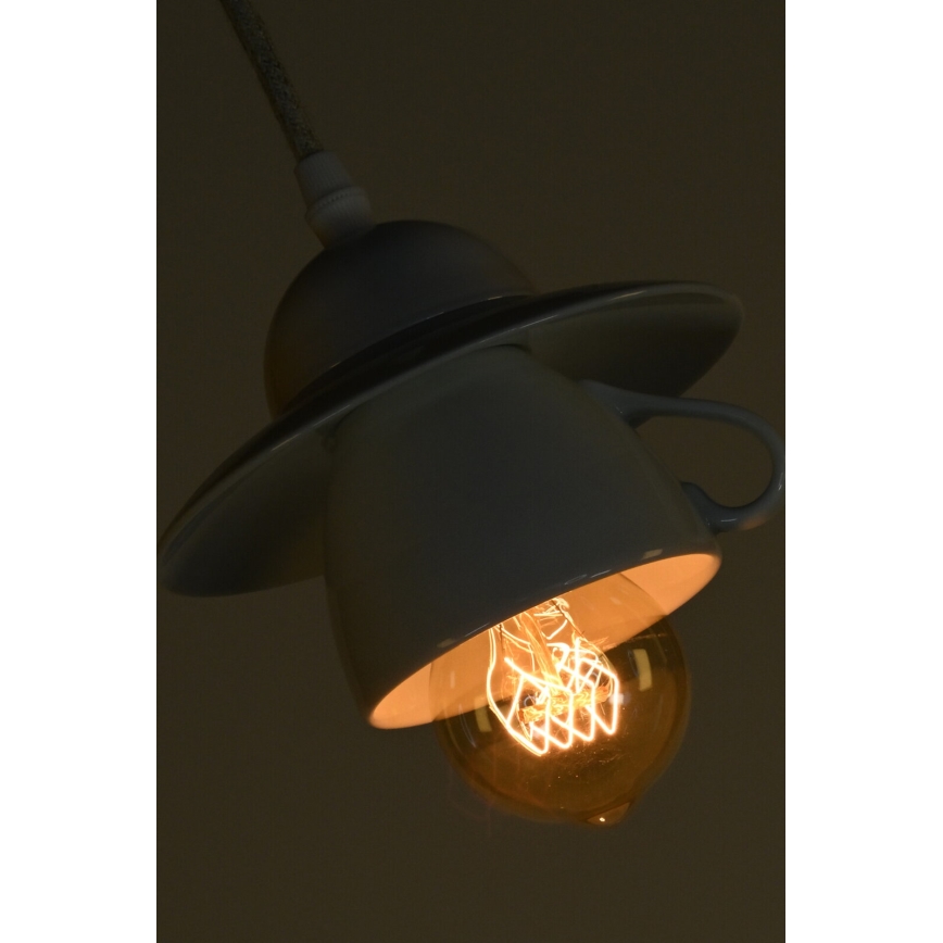 Bohemia-Design - Порцеланов полилей на кабел 1xE27/60W/230V