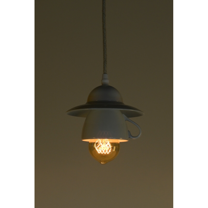 Bohemia-Design - Порцеланов полилей на кабел 1xE27/60W/230V