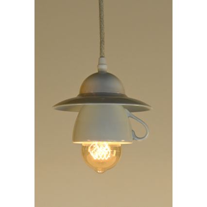 Bohemia-Design - Порцеланов полилей на кабел 1xE27/60W/230V