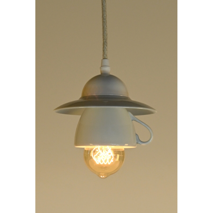 Bohemia-Design - Порцеланов полилей на кабел 1xE27/60W/230V