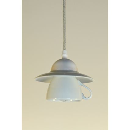 Bohemia-Design - Порцеланов полилей на кабел 1xE27/60W/230V