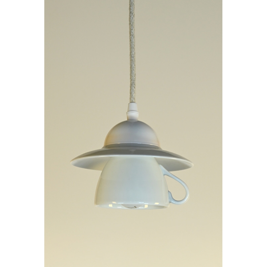 Bohemia-Design - Порцеланов полилей на кабел 1xE27/60W/230V