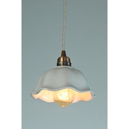 Bohemia-Design - Порцеланов висящ полилей на кабел 1xE27/60W/230V