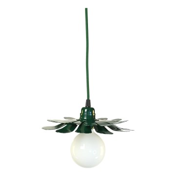 Bohemia-Design - Висяща лампа на кабел 1xE27/60W/230V, зелена