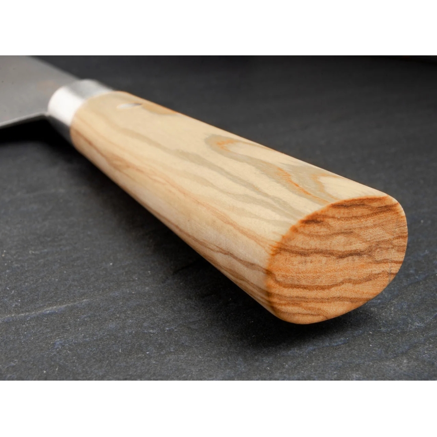 Böker - Дамасков кухненски нож DAMAST OLIVE 21,2 cm, дръжка от маслиново дърво