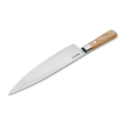 Böker - Дамасков кухненски нож DAMAST OLIVE 21,2 cm, дръжка от маслиново дърво