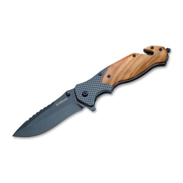 Böker - Джобен нож Magnum Blomkvist Olive 20,5 см маслиново дърво