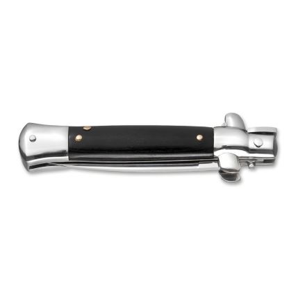 Böker - Джобно ножче Magnum Sicilian Needle с дръжка от тъмна дървесина пакка, 19,4 см