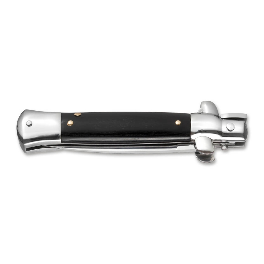 Böker - Джобно ножче Magnum Sicilian Needle с дръжка от тъмна дървесина пакка, 19,4 см