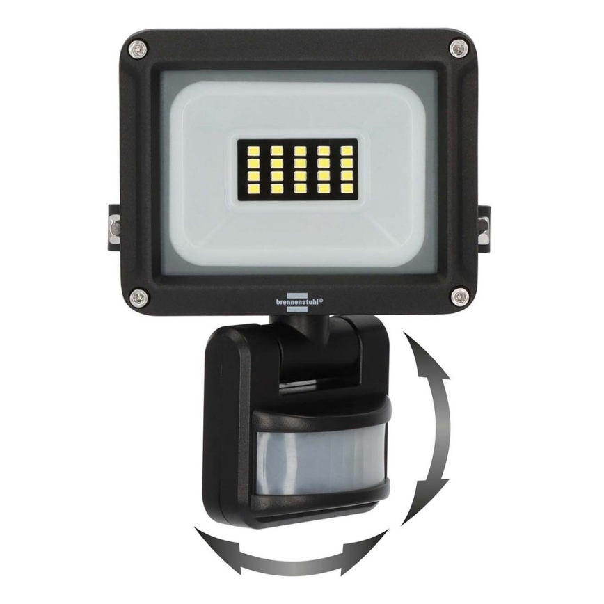 Brennenstuhl - LED Екстериорен прожектор със сензор LED/10W/230V 6500K IP65