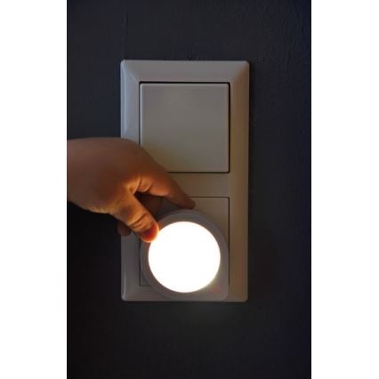Brennenstuhl - LED Лампа за ориентация за контакт със сензор LED/0,2W/230V