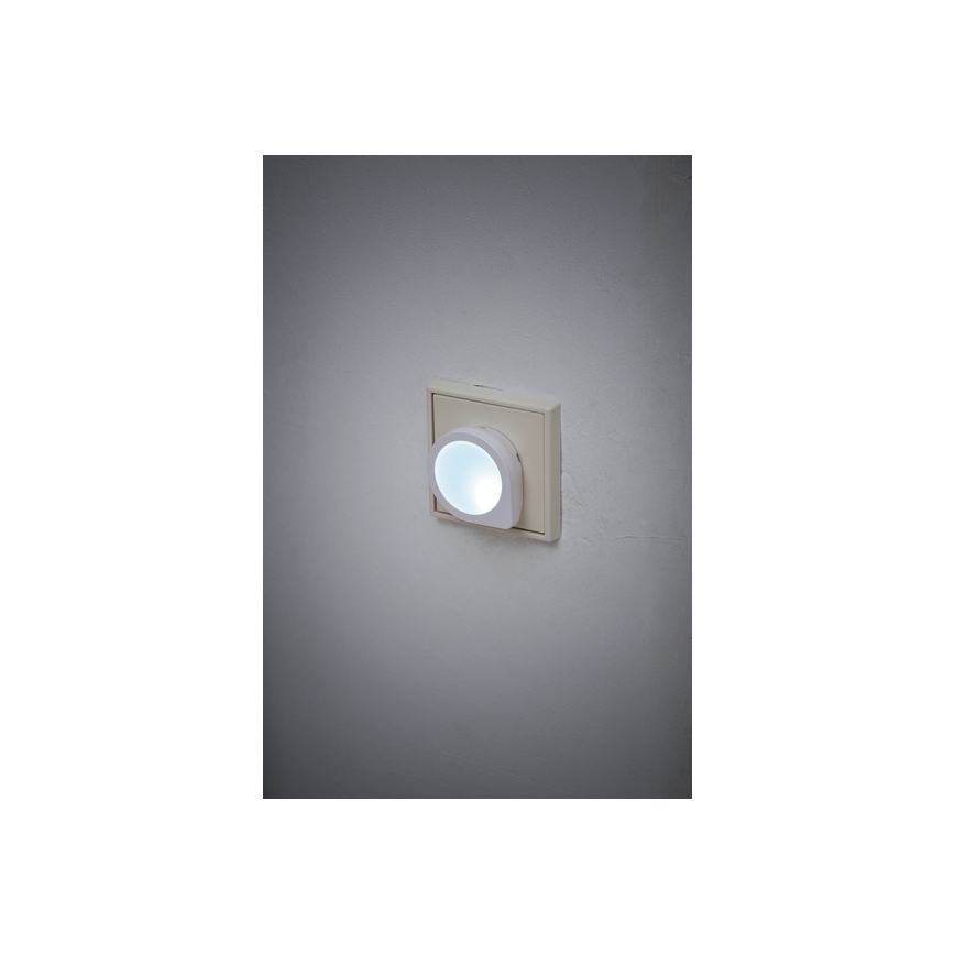 Brennenstuhl - LED Лампа за ориентация за контакт със сензор LED/0,2W/230V