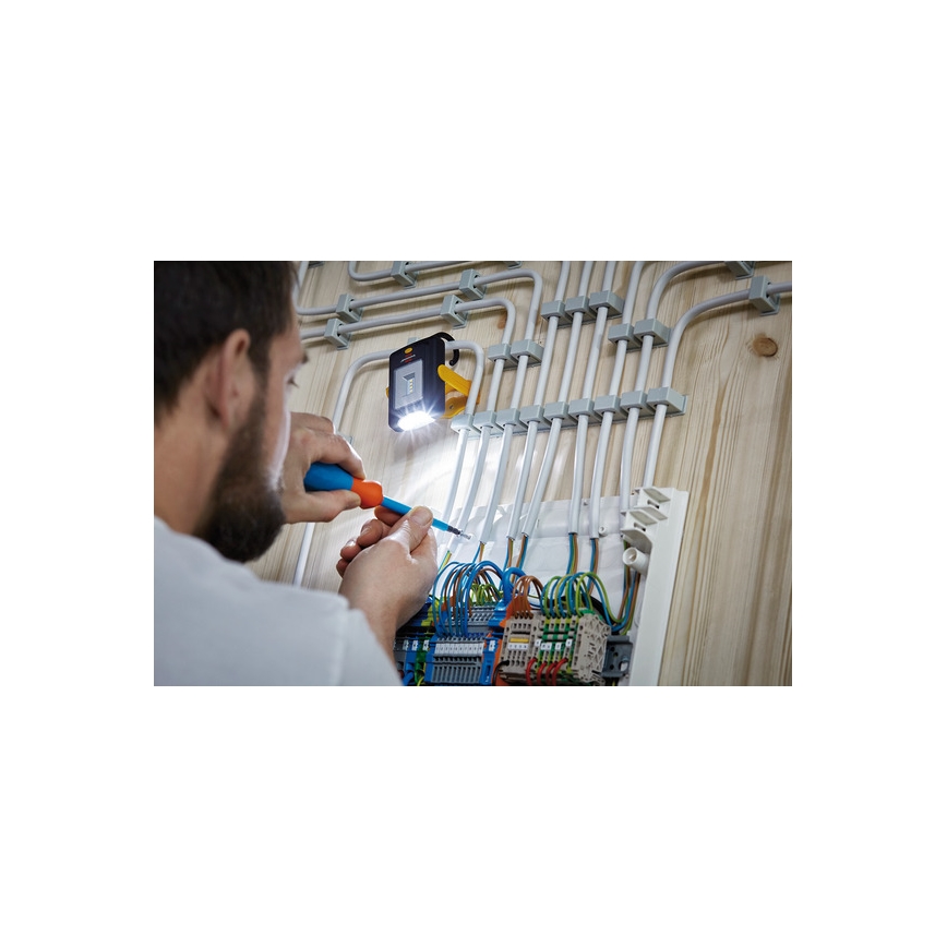 Brennenstuhl - LED Работно фенерче LED/3xAAA оранжево