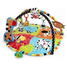 Bright Starts - Бебешко одеялце за игра SAFARI многоцветно