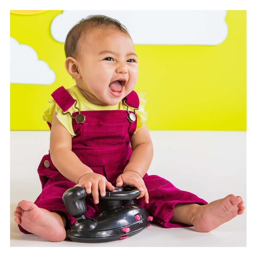 Bright Starts - Детска проходилка 3 в 1 FORD MUSTANG, розова