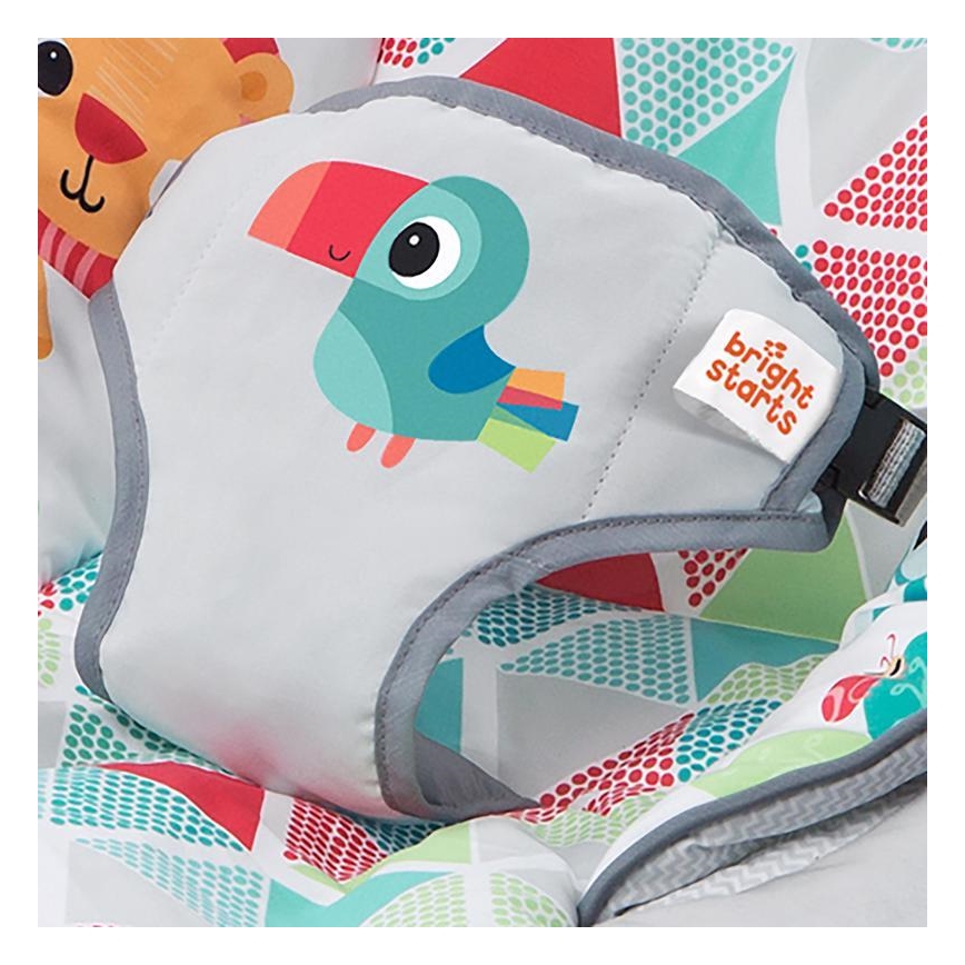Bright Starts - Детски вибриращ шезлонг с мелодия TOUCAN TANGO