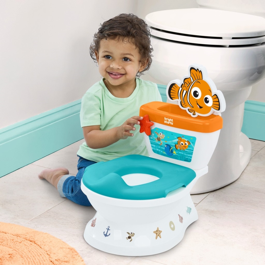 Bright Starts - Детско гърне с звук MY SIZE Finding Nemo 2xAAA