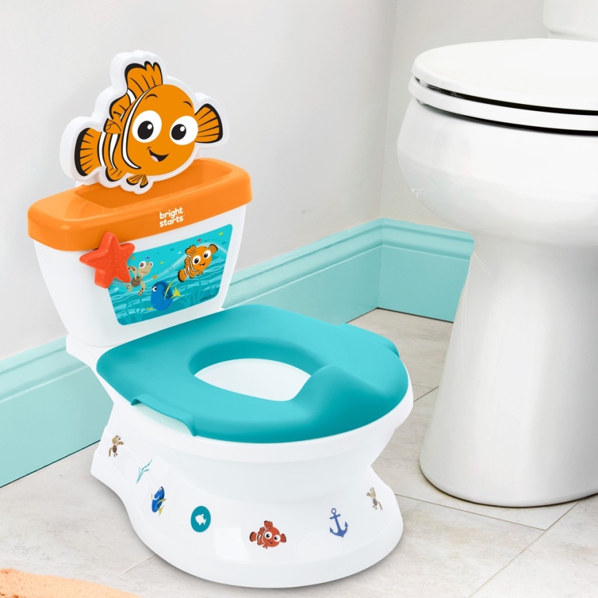Bright Starts - Детско гърне с звук MY SIZE Finding Nemo 2xAAA