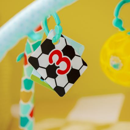 Bright Starts - Детска игрална постелка OBALL GRIP & KICK 3xAA