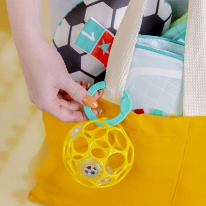 Bright Starts - Детска игрална постелка OBALL GRIP & KICK 3xAA