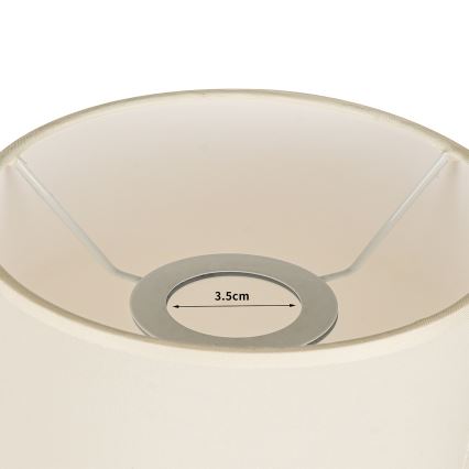 Brilagi - Абажур за настолна лампа TABLON E27 Ø 14 см, кремав