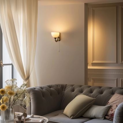 Brilagi - Аплик CLASSIC 1xE27/60W/230V месинг