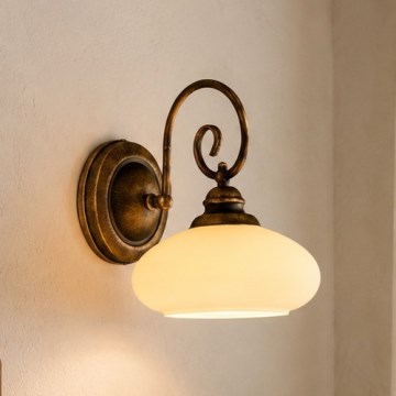 Brilagi - Аплик MOLLERO 1xE27/15W/230V бронз/патина
