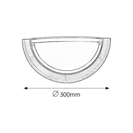 Brilagi - Аплик ORBIS 1xE27/60W/230V 30 см бор