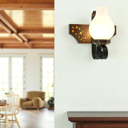 Brilagi - Аплик QUEEN 1xE14/40W/230V бук/венге