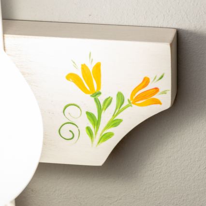 Brilagi - Аплик QUEEN 1xE14/40W/230V бук/кремав