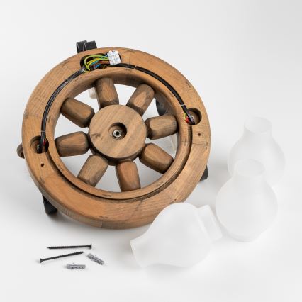 Brilagi - Аплик ROATA APLICA 3xE14/40W/230V бук