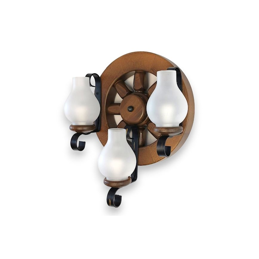 Brilagi - Аплик ROATA APLICA 3xE14/40W/230V бук/орех