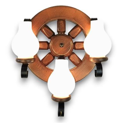 Brilagi - Аплик ROATA APLICA 3xE14/40W/230V бук/орех