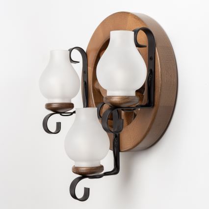 Brilagi - Аплик ROATA APLICA 3xE14/40W/230V бук/орех