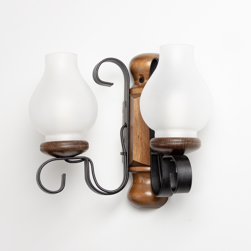 Brilagi - Аплик RUSTIC 2xE14/40W/230V бук/орех