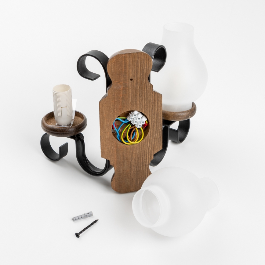 Brilagi - Аплик RUSTIC 2xE14/40W/230V бук/орех