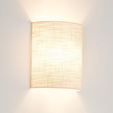Brilagi - Аплик SEMI 1xE27/15W/230V сив
