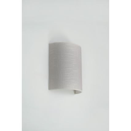 Brilagi - Аплик SEMI 1xE27/15W/230V сив
