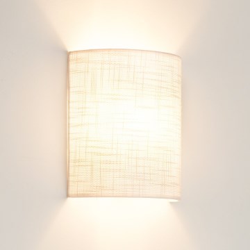 Brilagi - Аплик SEMI 1xE27/15W/230V светлосив