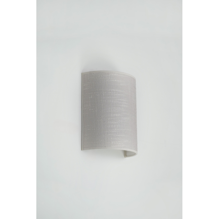 Brilagi - Аплик SEMI 1xE27/15W/230V Ø 20 см сив