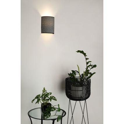 Brilagi - Аплик SEMI 1xE27/15W/230V Ø 20 см сив