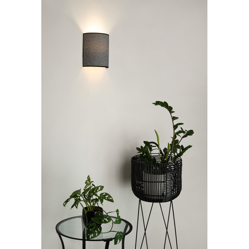 Brilagi - Аплик SEMI 1xE27/15W/230V Ø 20 см сив