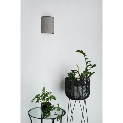 Brilagi - Аплик SEMI 1xE27/15W/230V Ø 20 см сив