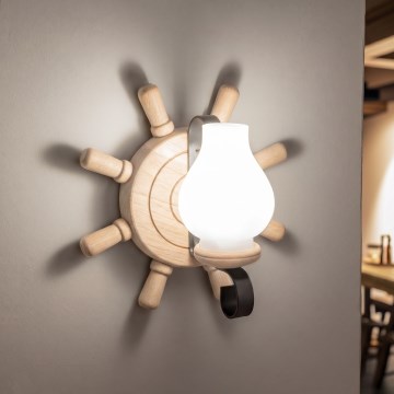 Brilagi - Аплик TIMONA 1xE14/40W/230V дъб