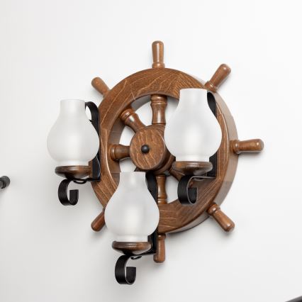 Brilagi - Аплик TIMONA 3xE14/40W/230V бук/орех